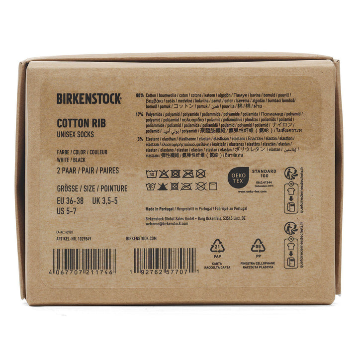 Cotton Ribbed Socks Multi Pack Cotton-Polyamide-Elastane