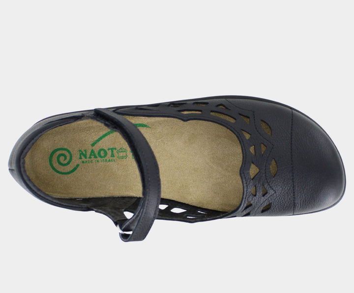 AGATHIS by Naot - BLACK SOFT LEATHER