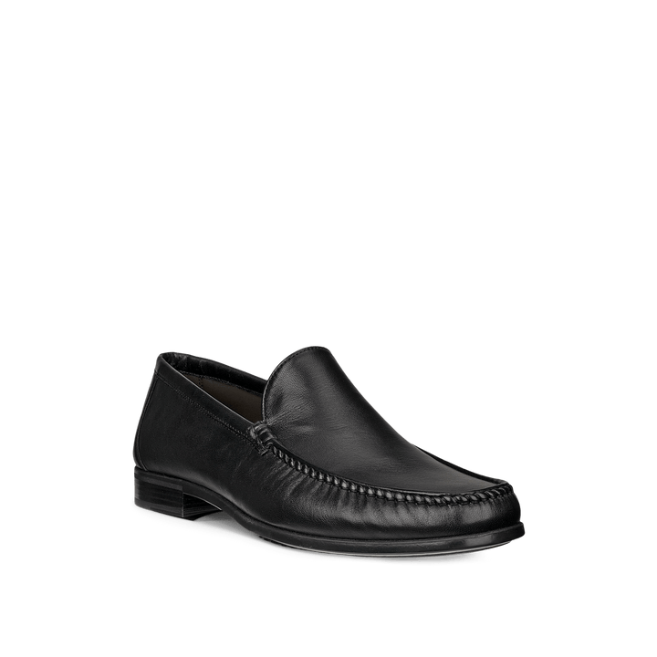 ECCO MEN'S DRESS MOC LOAFER - Black