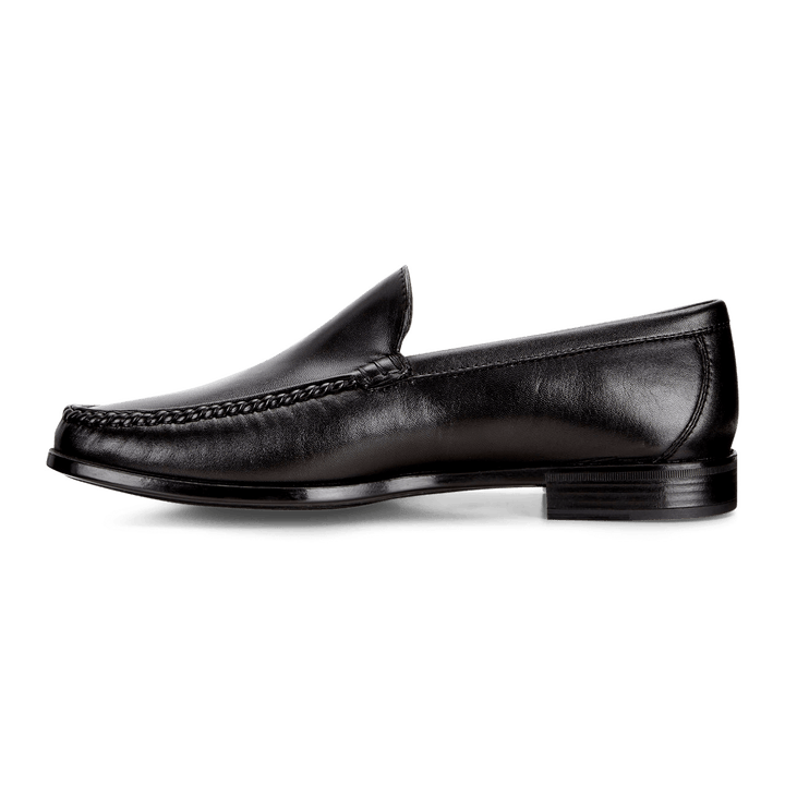 ECCO MEN'S DRESS MOC LOAFER - Black