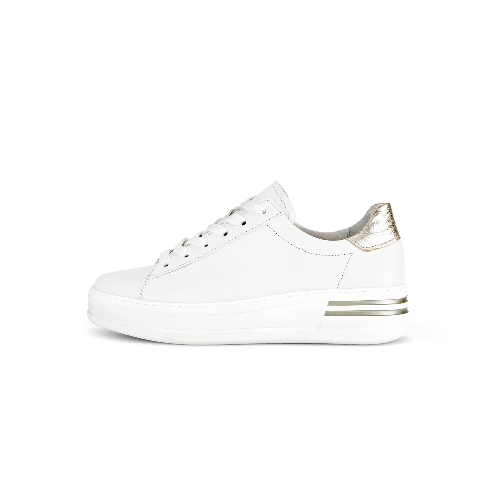 Gabor Leather Sneaker - Off White