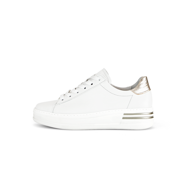 Gabor Leather Sneaker - Off White