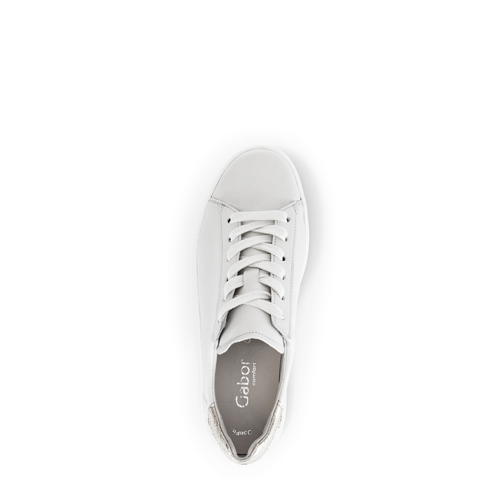 Gabor Leather Sneaker - Off White