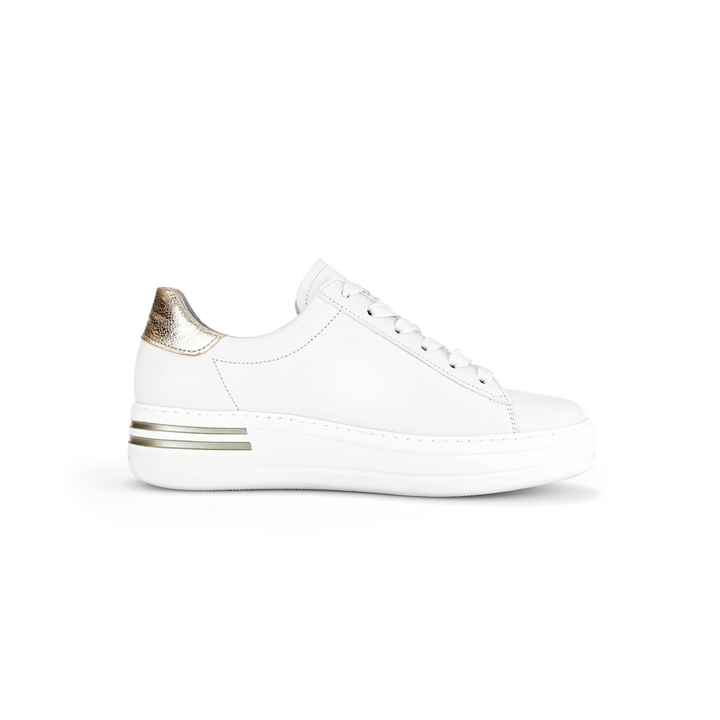 Gabor Leather Sneaker - Off White