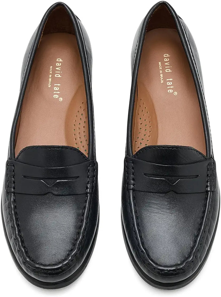 Friend Penny Loafer by David Tate - Black