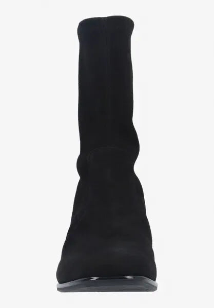 NYVANI BOOT by LDP - Black Stretch Suede
