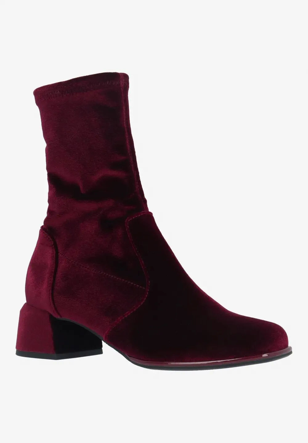 Nyvani Boot by LDP - Velvet Red Velvet