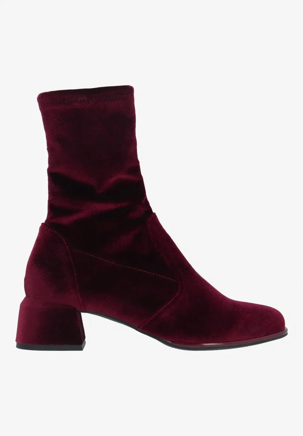 Nyvani Boot by LDP - Velvet Red Velvet