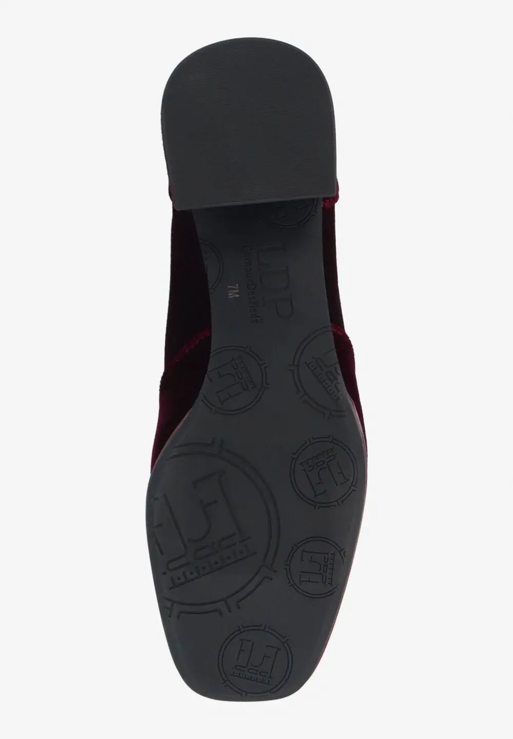 Nyvani Boot by LDP - Velvet Red Velvet