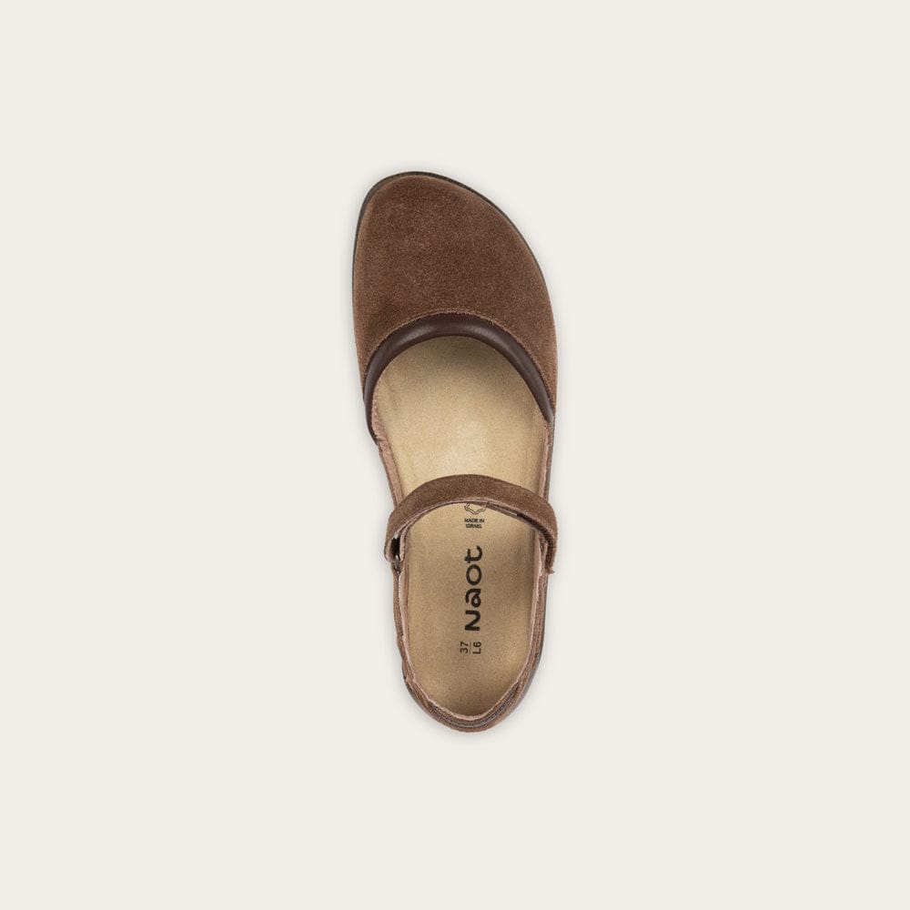 TEKAPO by Naot - BRN CEDAR SUED TOFFEE
