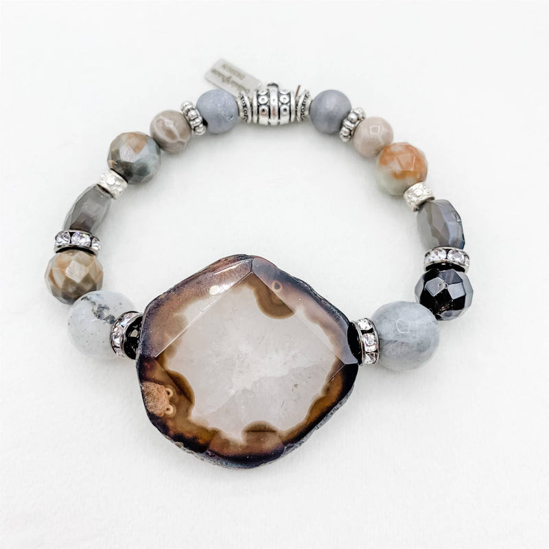 AGATE STATEMENT BRACELET