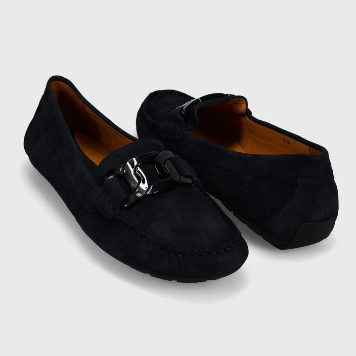 AIKER by Vaneli - Navy Suede