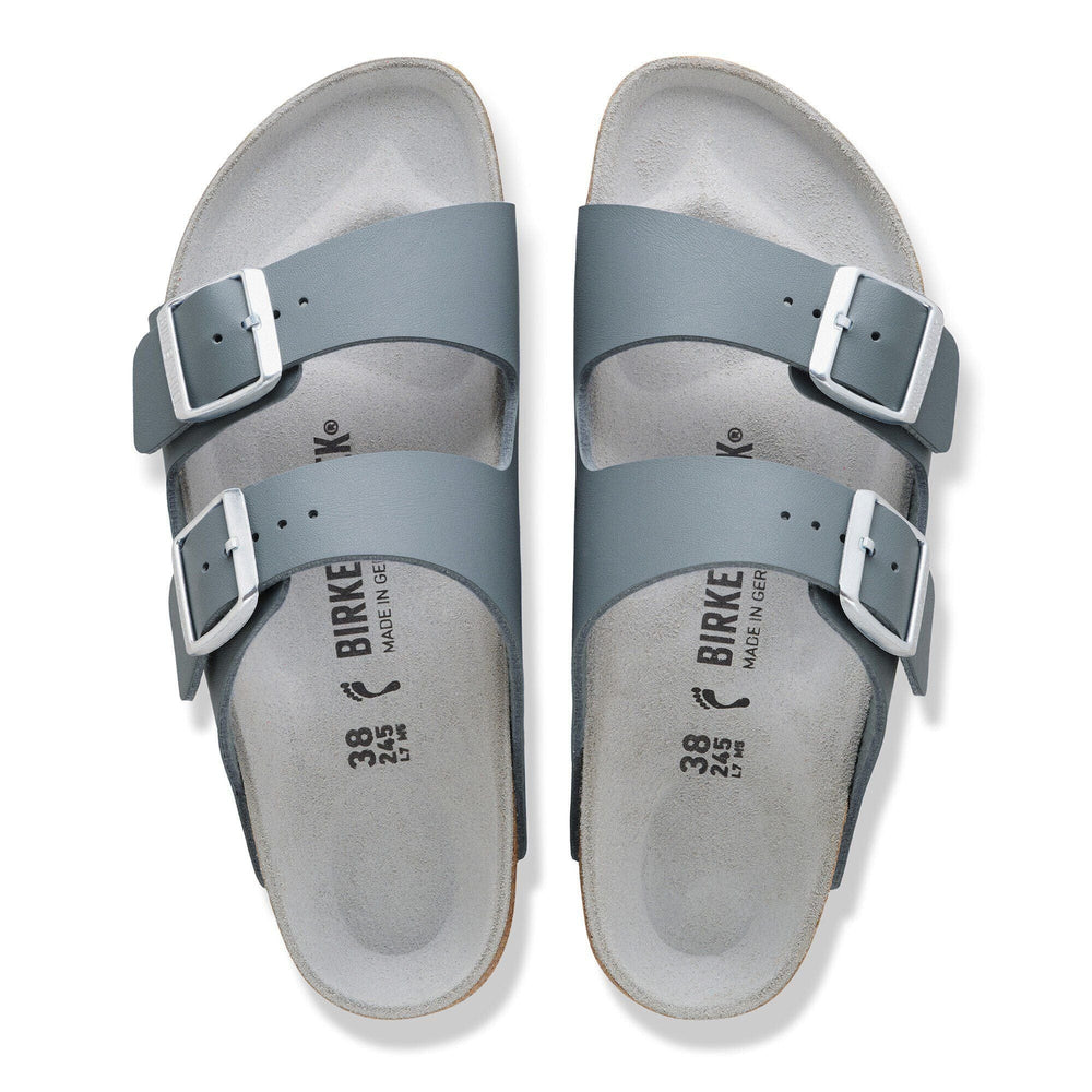 Arizona Big Buckle by Birkenstock - Basalt Gray Oiled Leather Nar/Med