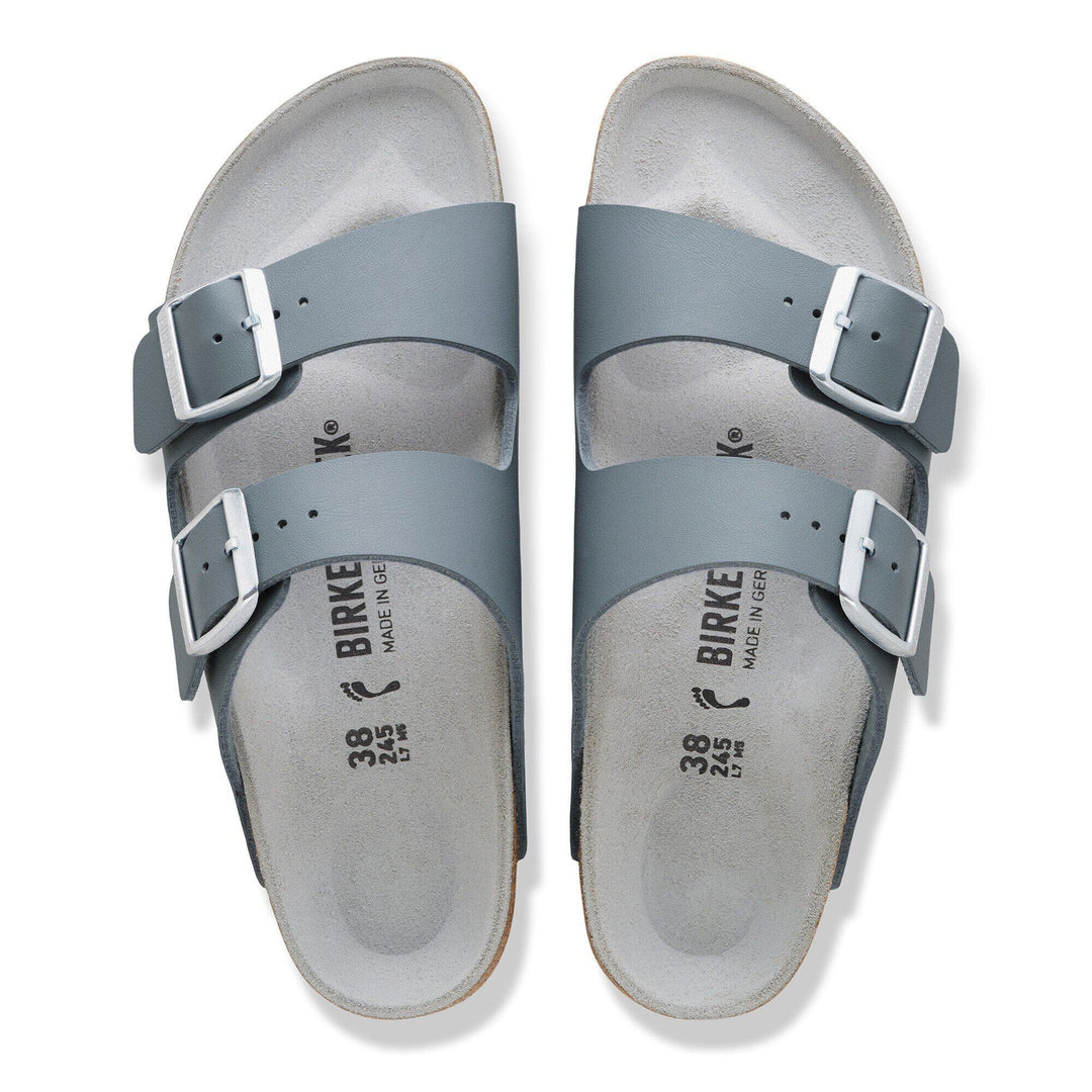 Arizona Big Buckle by Birkenstock - Basalt Gray Oiled Leather Nar/Med