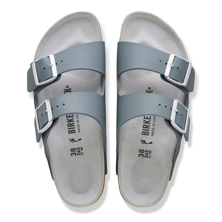 Arizona Big Buckle by Birkenstock - Basalt Gray Oiled Leather Nar/Med