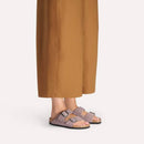Arizona Soft Footbed by Birkenstock - Faded Purple Suede Nar/Med