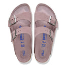Arizona Soft Footbed by Birkenstock - Faded Purple Suede Nar/Med