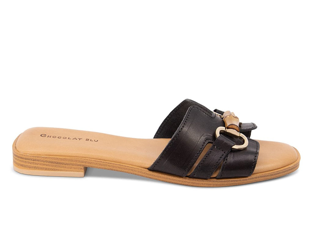 BAZ SLIDE by Chocolat Blu - BLACK