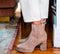 Bernardo Nicola Platform Boot Beige