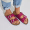 BIRKENSTOCK ARIZONA FESTIVAL FUCHSIA OILED LEATHER