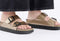 Birkenstock Arizona Flex Platform Metallic Taupe Medium/Narrow