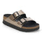 Birkenstock Arizona Flex Platform Metallic Taupe Medium/Narrow