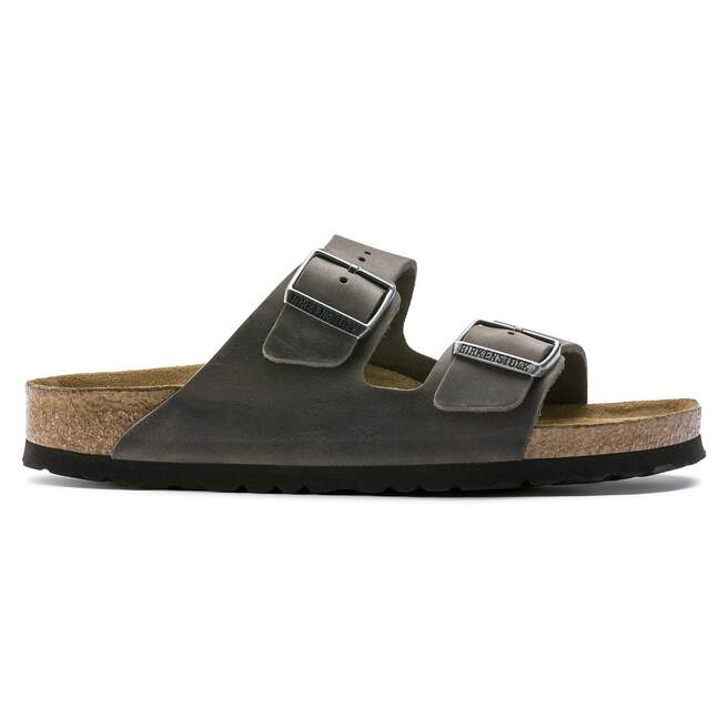 Birkenstock ARIZONA Soft footbed IRON OILED - Narrow/Medium