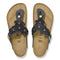 Birkenstock Gizeh Flowers Black