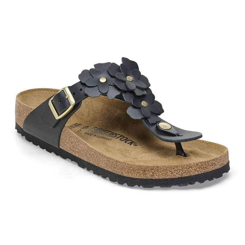 Birkenstock Gizeh Flowers Black