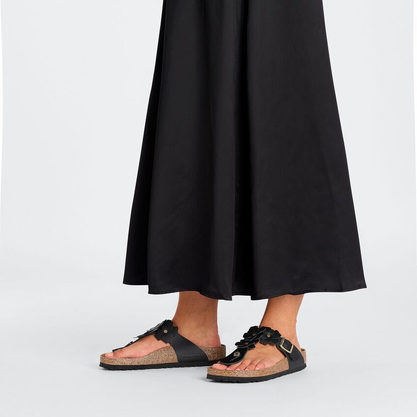 Birkenstock Gizeh Flowers Black