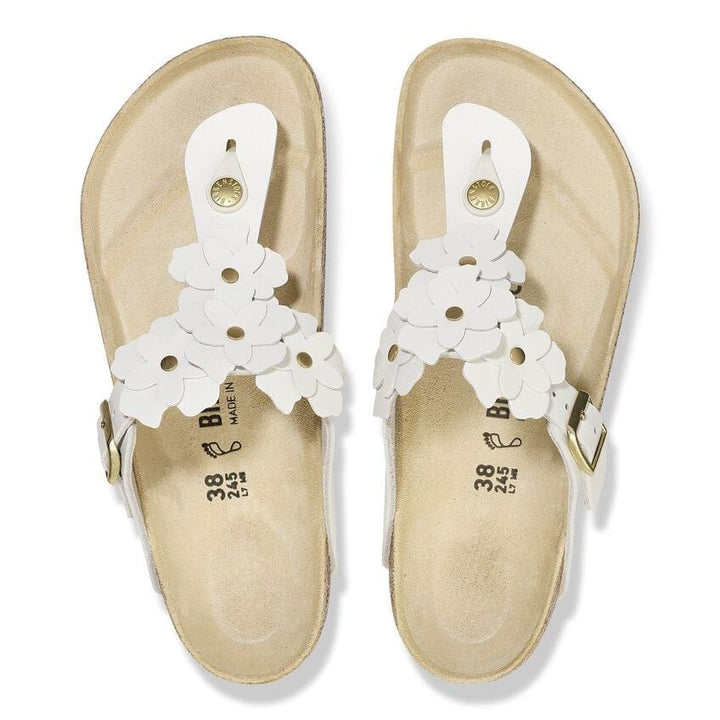 Birkenstock GIZEH FLOWERS White