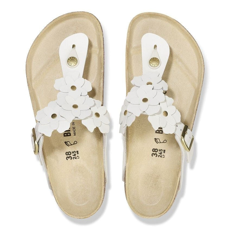 Birkenstock GIZEH FLOWERS White