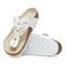 Birkenstock GIZEH FLOWERS White