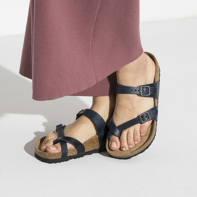 Birkenstock MAYARI Oiled NAVY Blue