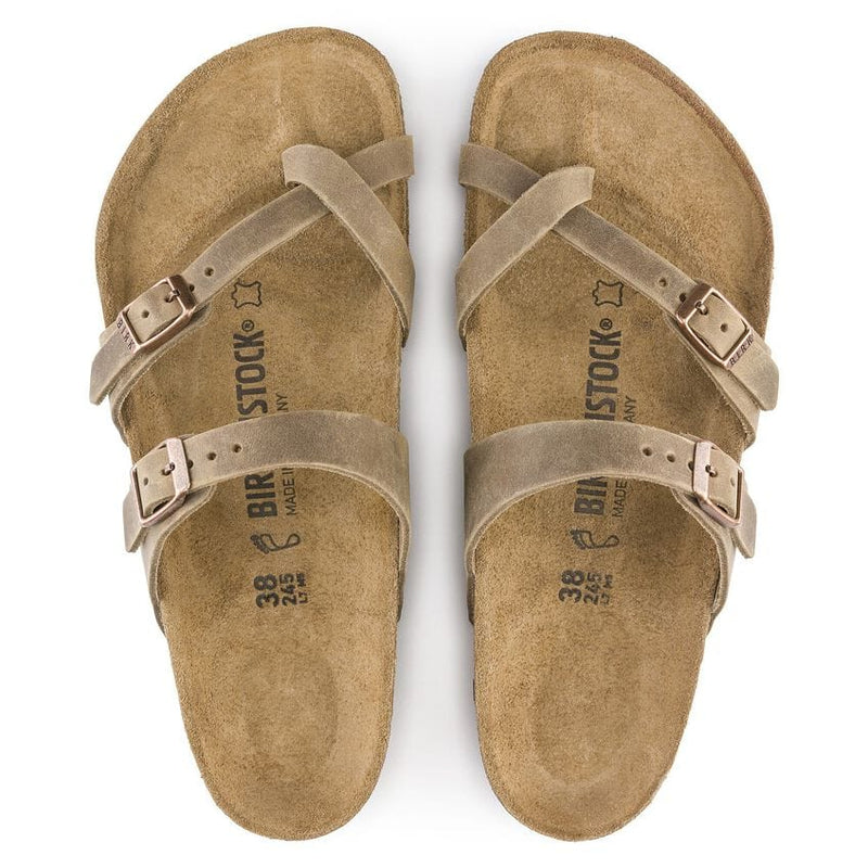 Birkenstock MAYARI Tobacco Oiled Leather - Reg