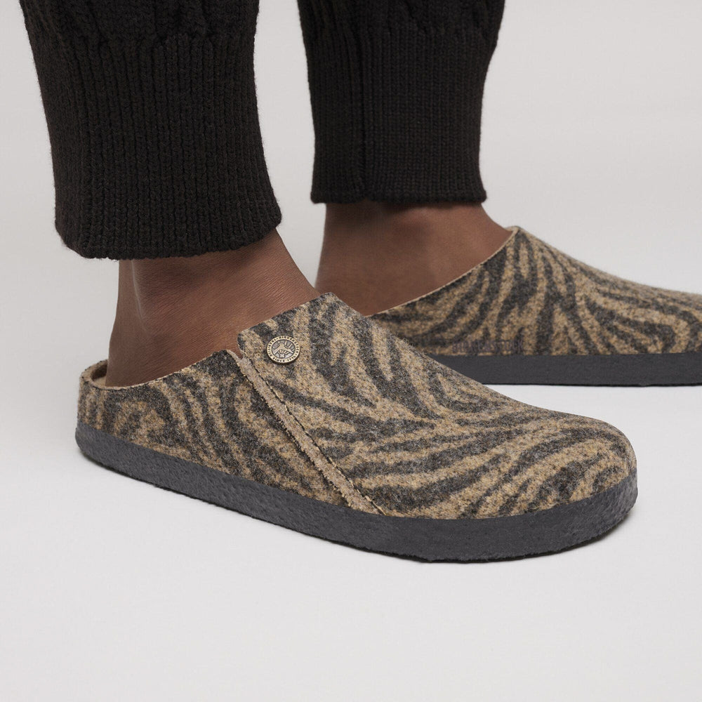 Birkenstock ZERMATT Wool Felt Zebra Toffee