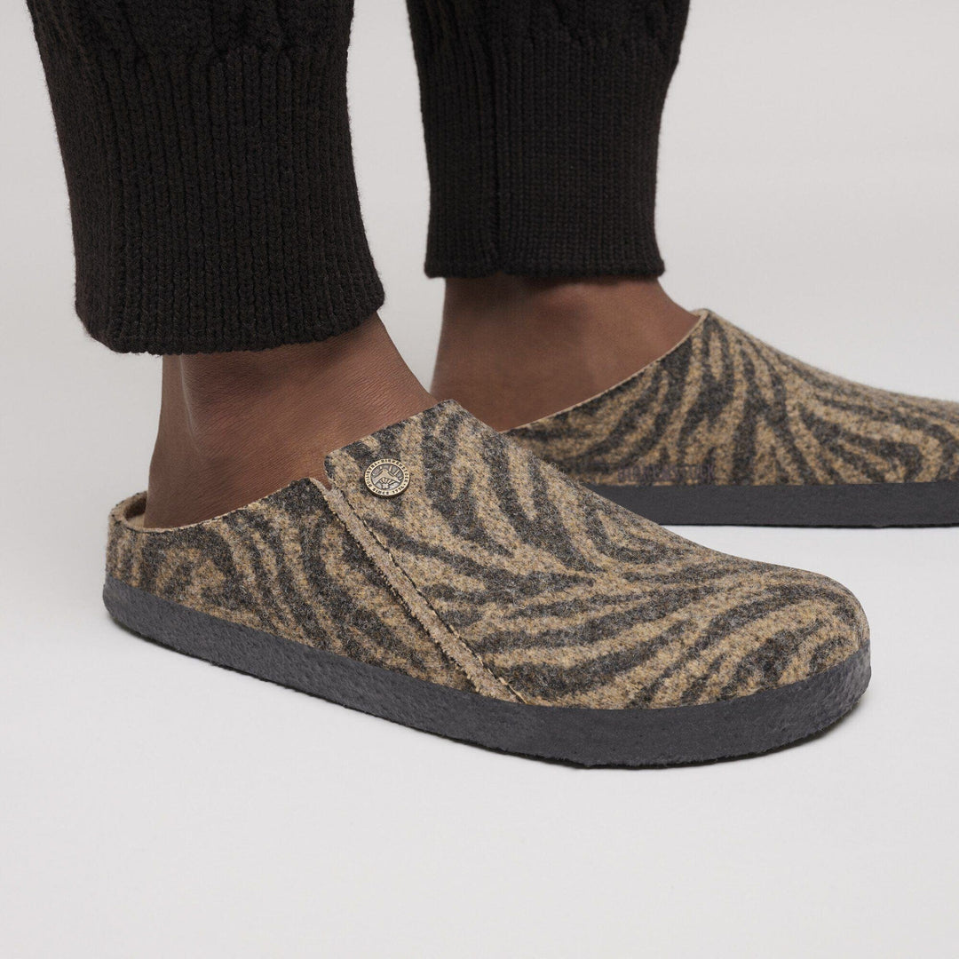 Birkenstock ZERMATT Wool Felt Zebra Toffee