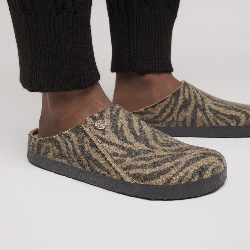 Birkenstock ZERMATT Wool Felt Zebra Toffee