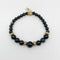 BLACK ONYX AND OBSIDIAN BRACELETS