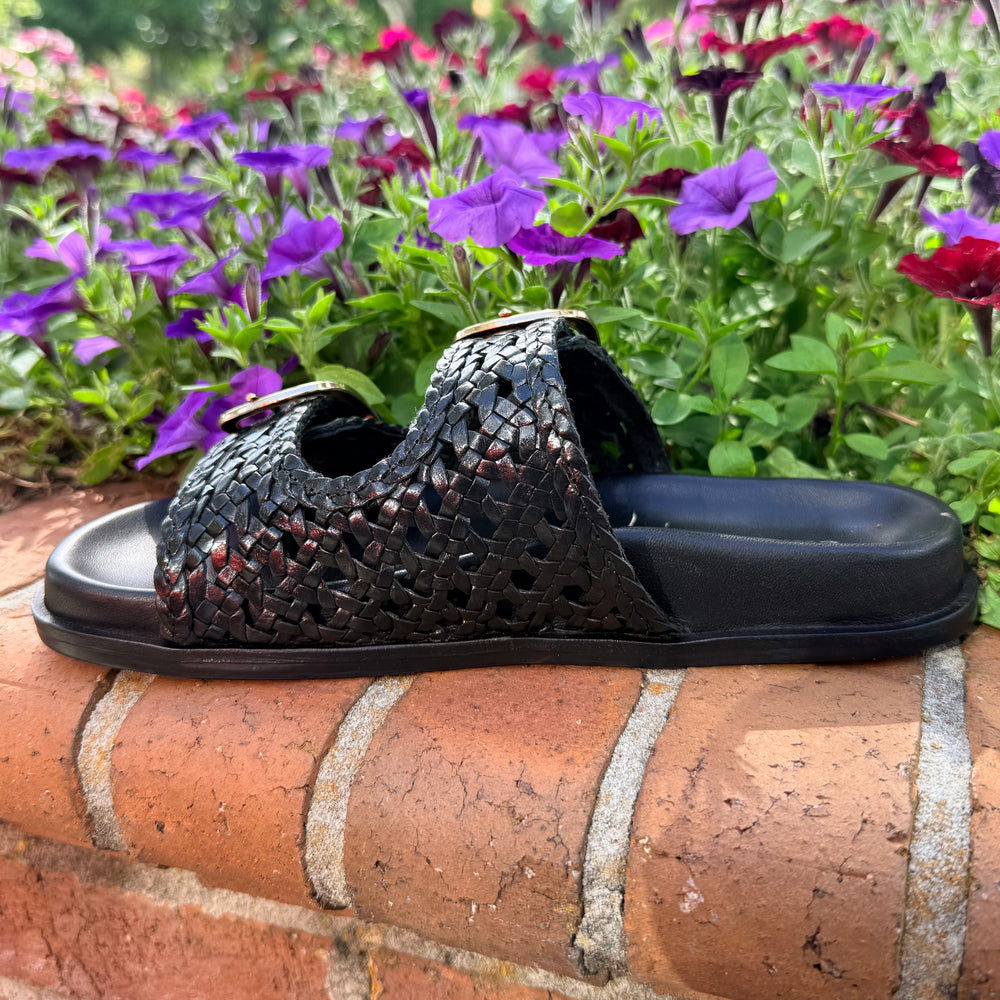 Britmi Woven Sandal by Silent D - Black