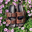 Britmi Woven Sandal  by Silent D - Chocolate