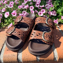 Britmi Woven Sandal  by Silent D - Chocolate