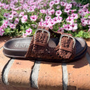 Britmi Woven Sandal  by Silent D - Chocolate