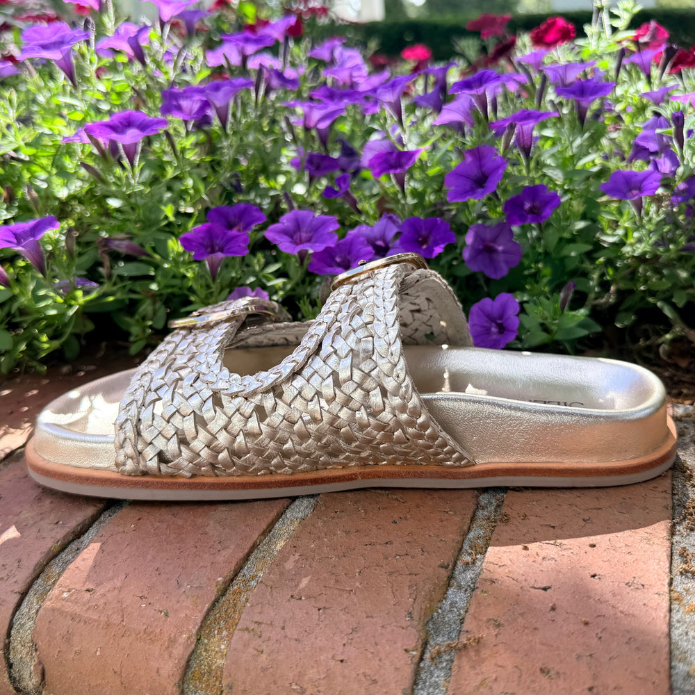 Britmi Woven Sandal by Silent D - Gold