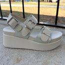 Brooke Sandal by J/Slide - Bone Multi