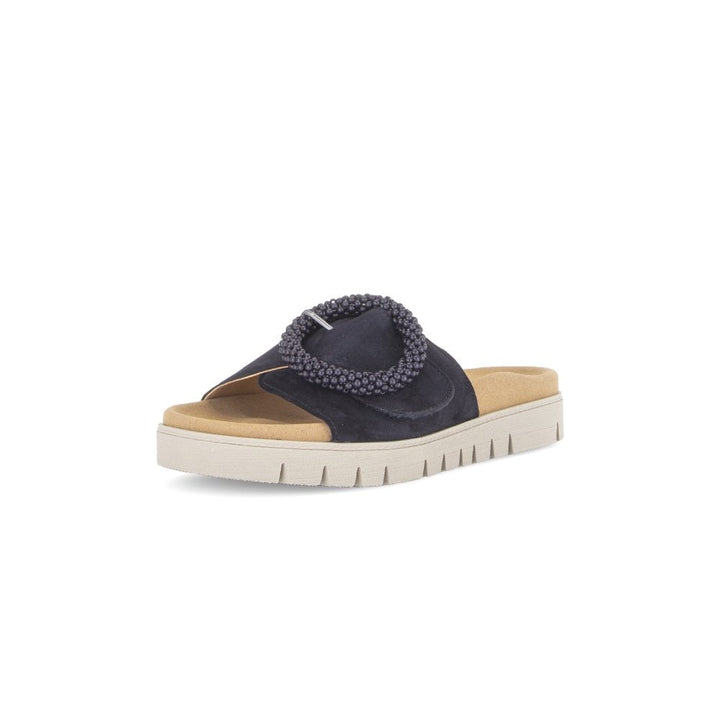 Buckle Slide by Gabor - Navy Blue 36