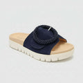 Buckle Slide by Gabor - Navy Blue 36