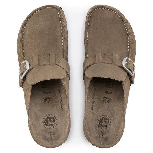 Buckley Gray Taupe Suede - Narrow