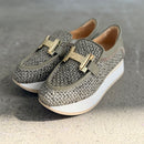 Camille by Softwaves - Woven Raffia Kaki