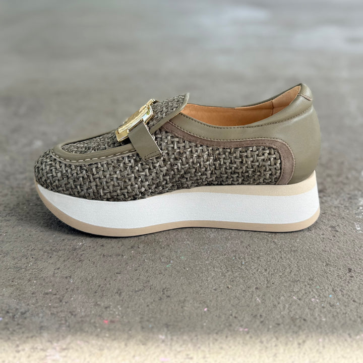 Camille by Softwaves - Woven Raffia Kaki